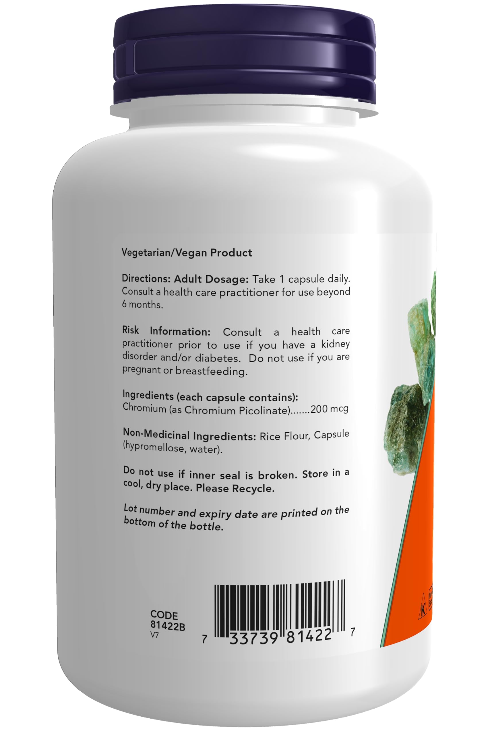 Chromium Picolinate 200 mcg ingredients list