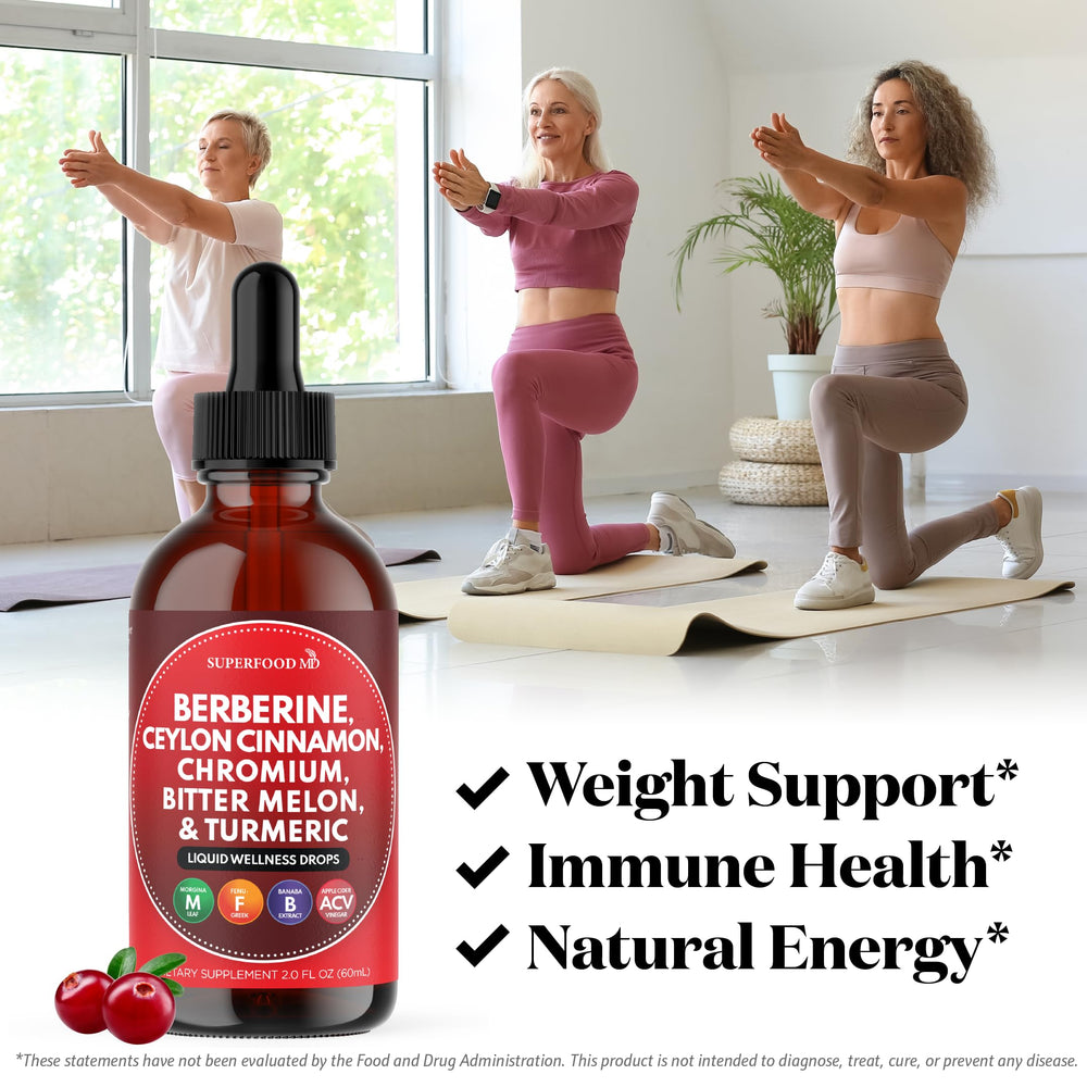 Chromium picolinate added to berberine liquid drops