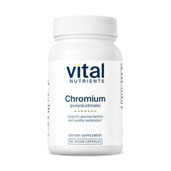Bottle of Vital Nutrients Chromium Polynicotinate 200mcg, 90 capsules