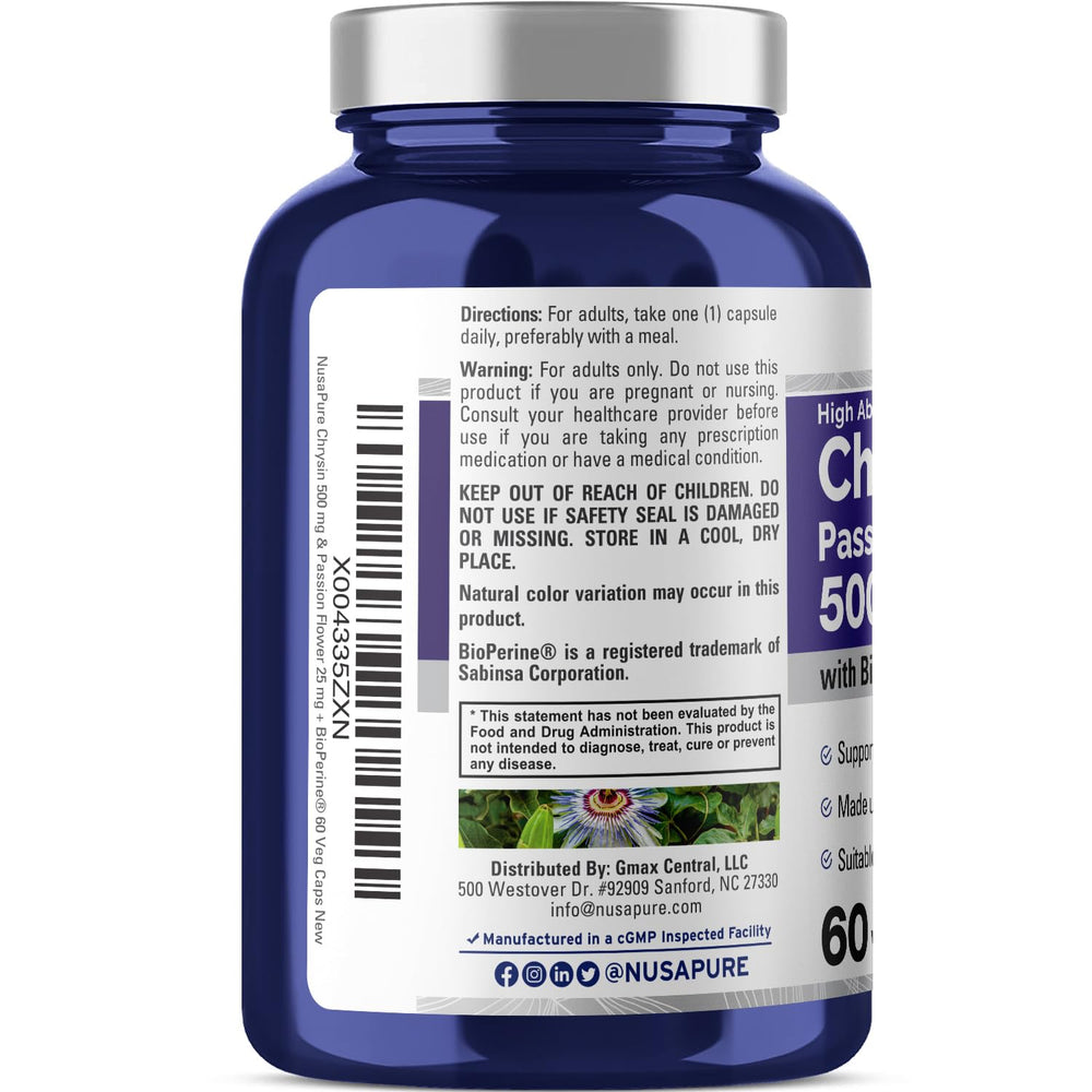 Chrysin 5,7-Dihydroxyflavone concentrated extract