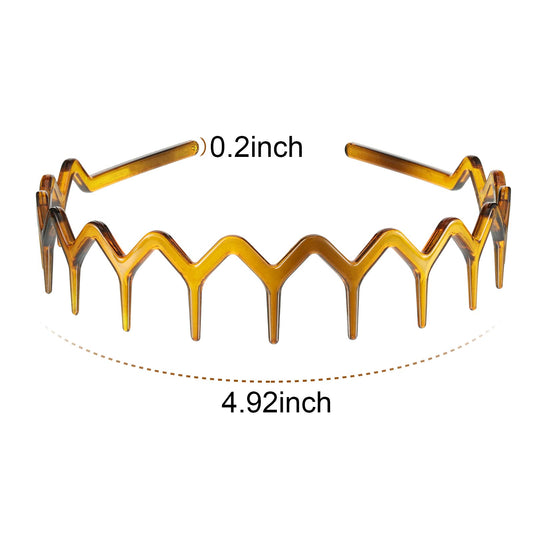 Chuangdi plastic shark tooth comb headband showing durable, smooth profile.