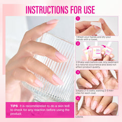 CHUCHU 15ml bottle held for portable nail care on the go