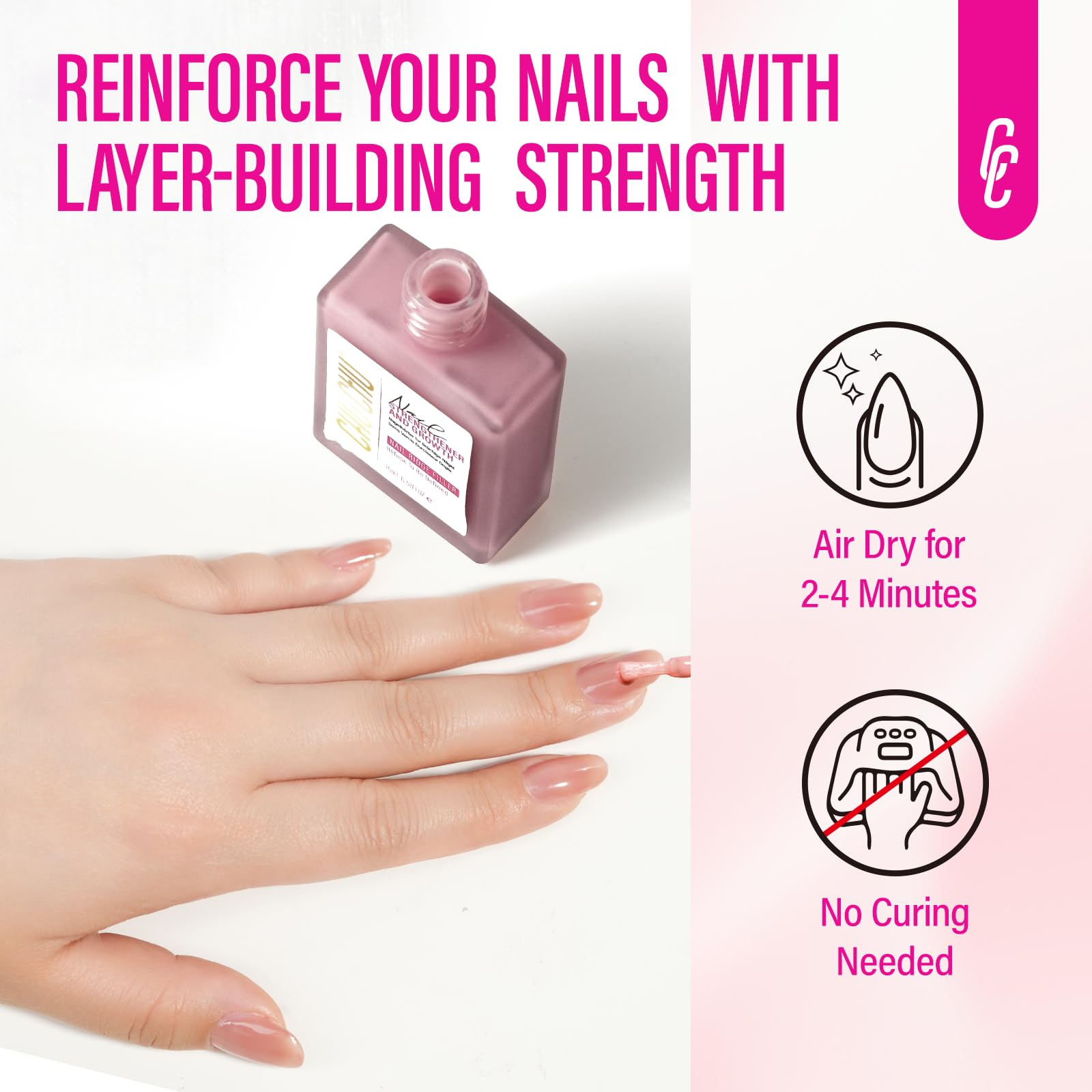 CHUCHU coral-red nails display vibrant color with subtle warmth.