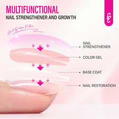 CHUCHU high-gloss finish on nails for lasting shine