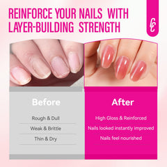 CHUCHU natural repair detail emphasizes repaired nails with healthy-looking finishes.