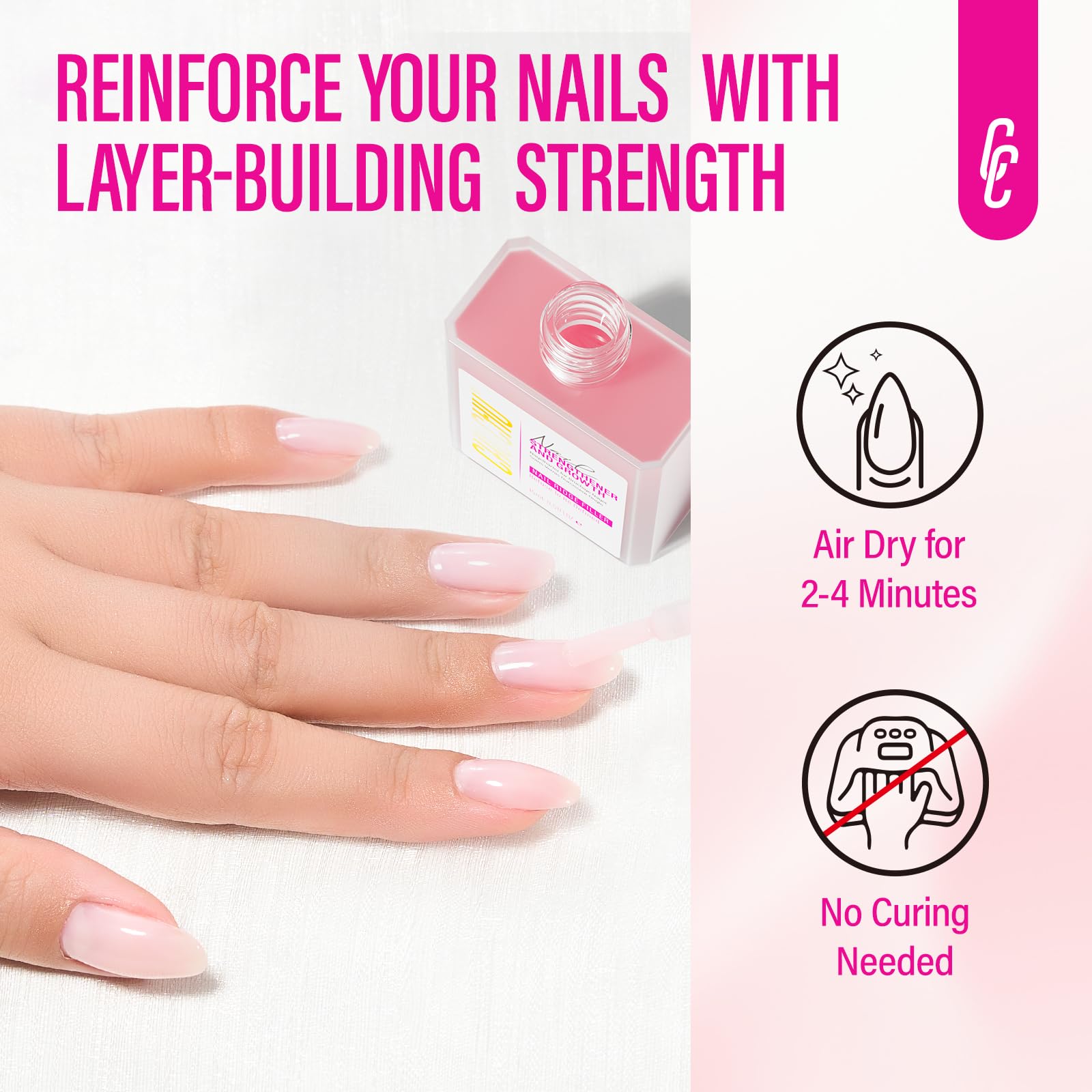 CHUCHU quick-drying formula delivers faster manicures with gloss