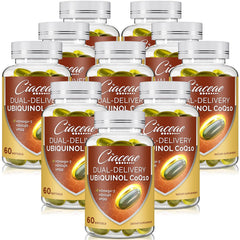 Ciaceae Ubiquinol CoQ10 softgel bottle front view for daily energy support.