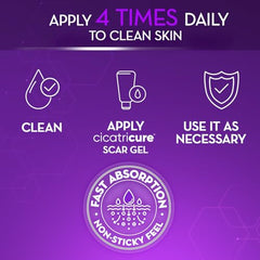 Cicatricure Advanced Scar Gel acne scar treatment on facial skin