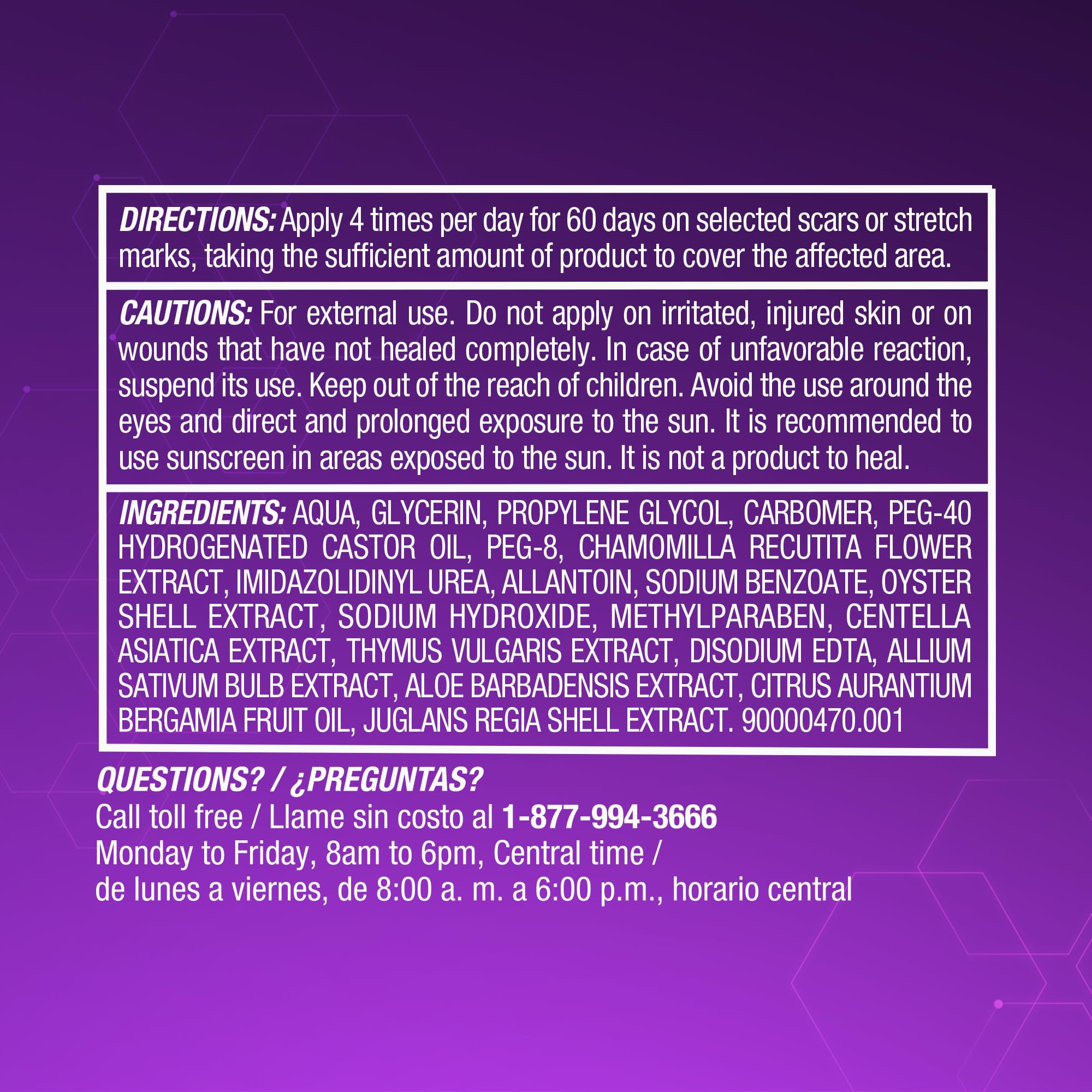 Cicatricure Advanced Scar Gel burn-scar focus demonstrates healing support for injuries