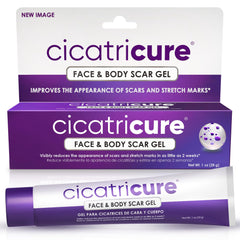 Cicatricure Advanced Scar Gel face application improves skin texture and scar appearance