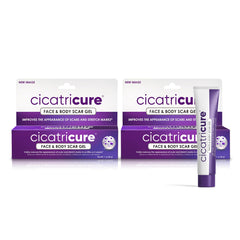 Cicatricure Advanced Scar Gel face-application shows smoother skin texture and scar improvement