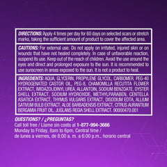 Cicatricure Advanced Scar Gel stretch marks color improvement on skin
