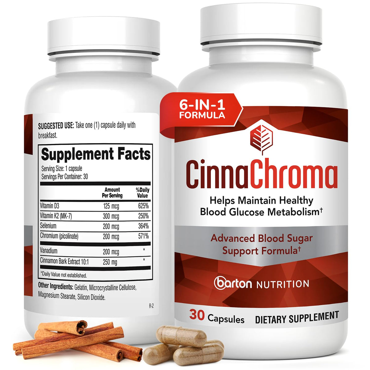 CinnaChroma bottle label