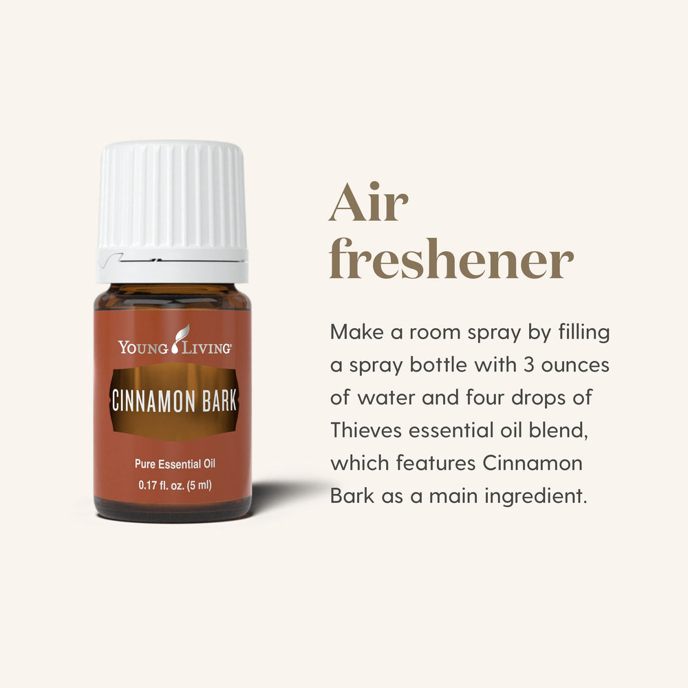 Illustration of cinnamaldehyde-rich Cinnamon Bark oil