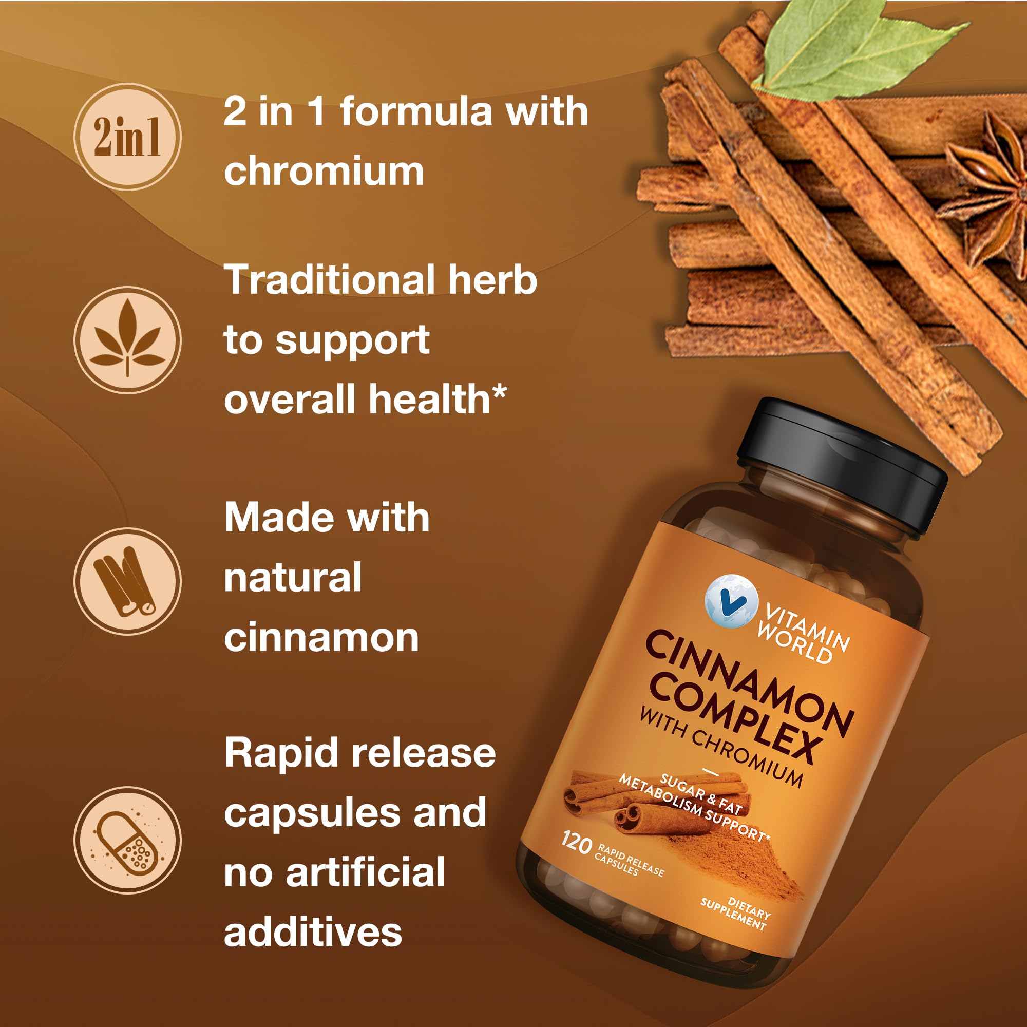 Graphic illustrating metabolism support and antioxidant protection