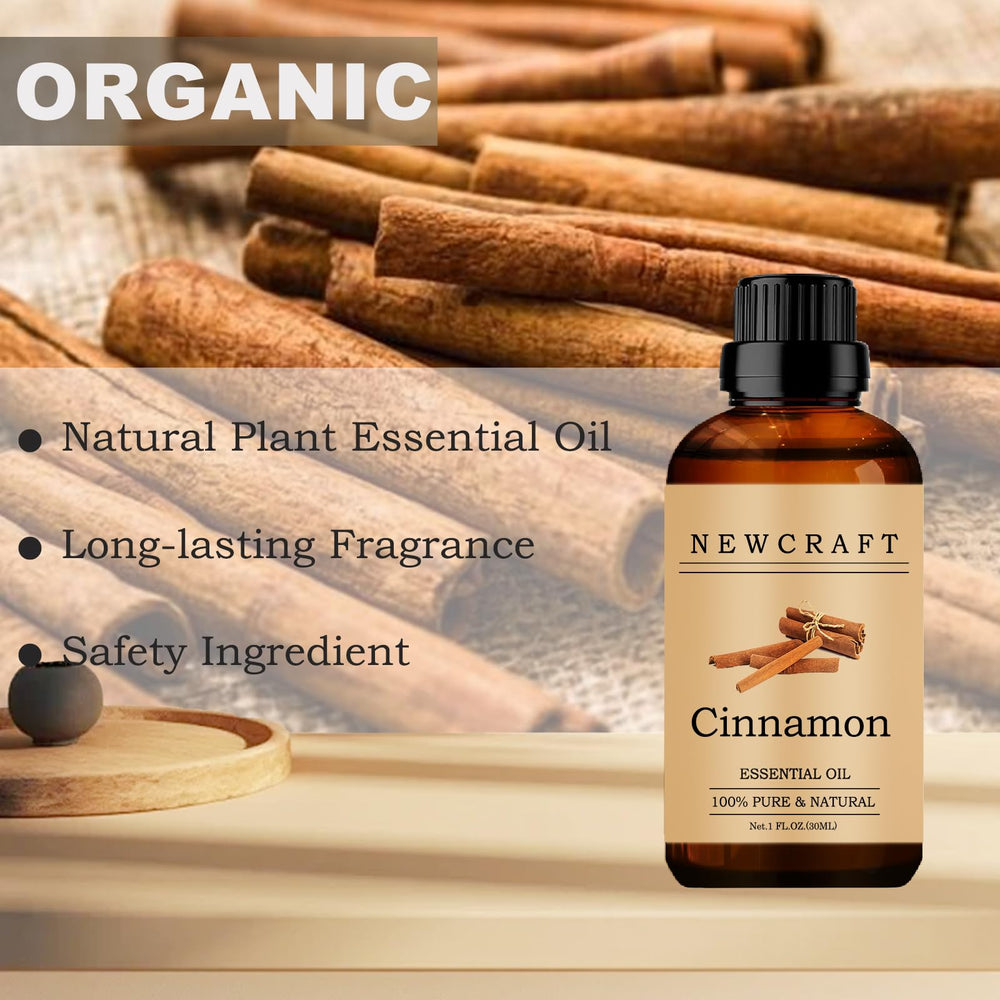 Diffuser with cinnamon essential oil releasing aroma
