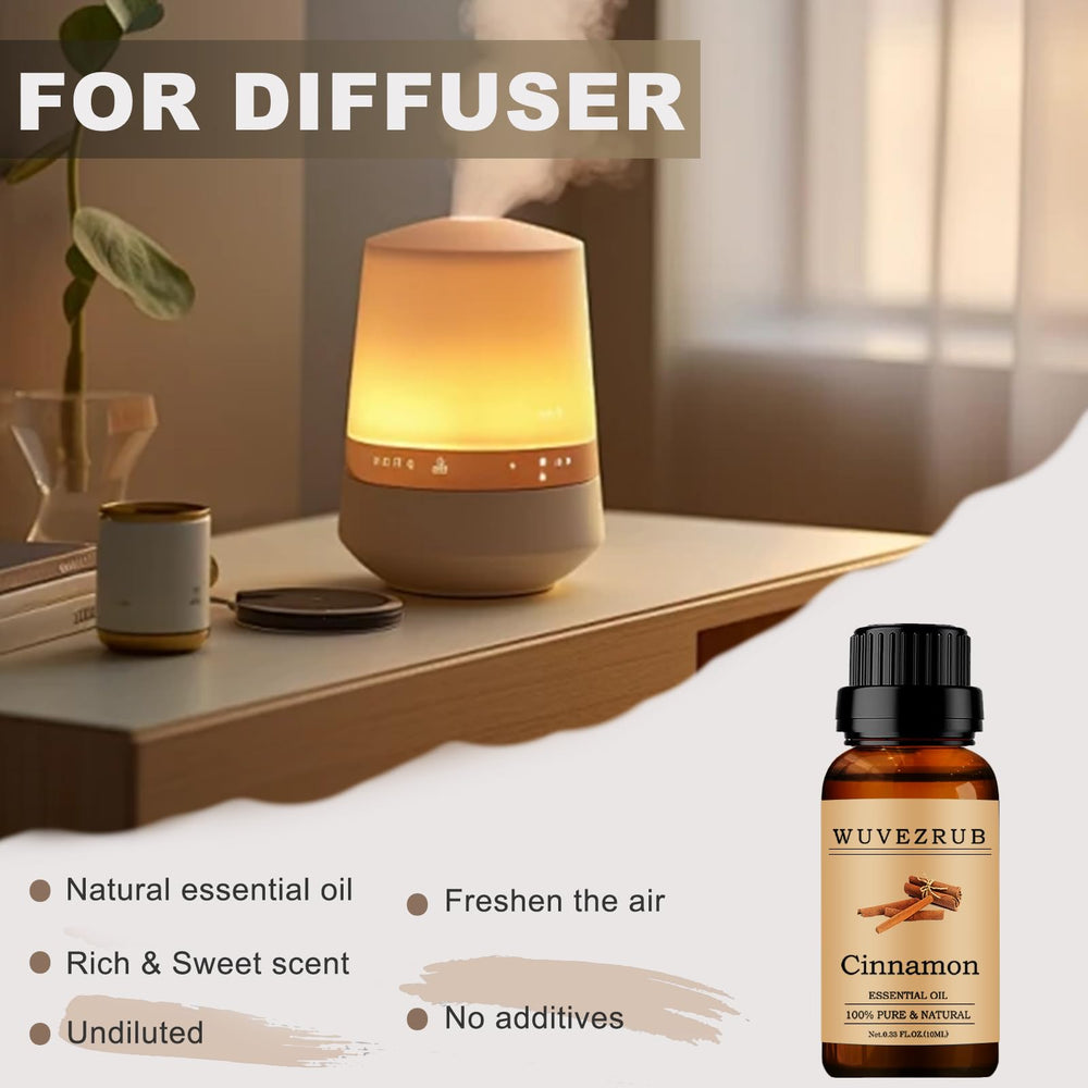 Packaging and labeling of Wuvezrub cinnamon essential oil