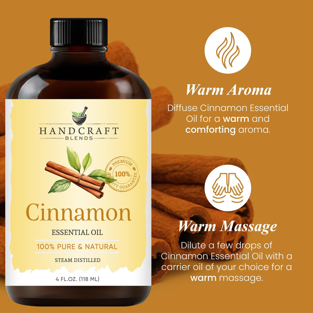Aromatherapy diffuser with Handcraft Blends Cinnamon Essential Oil