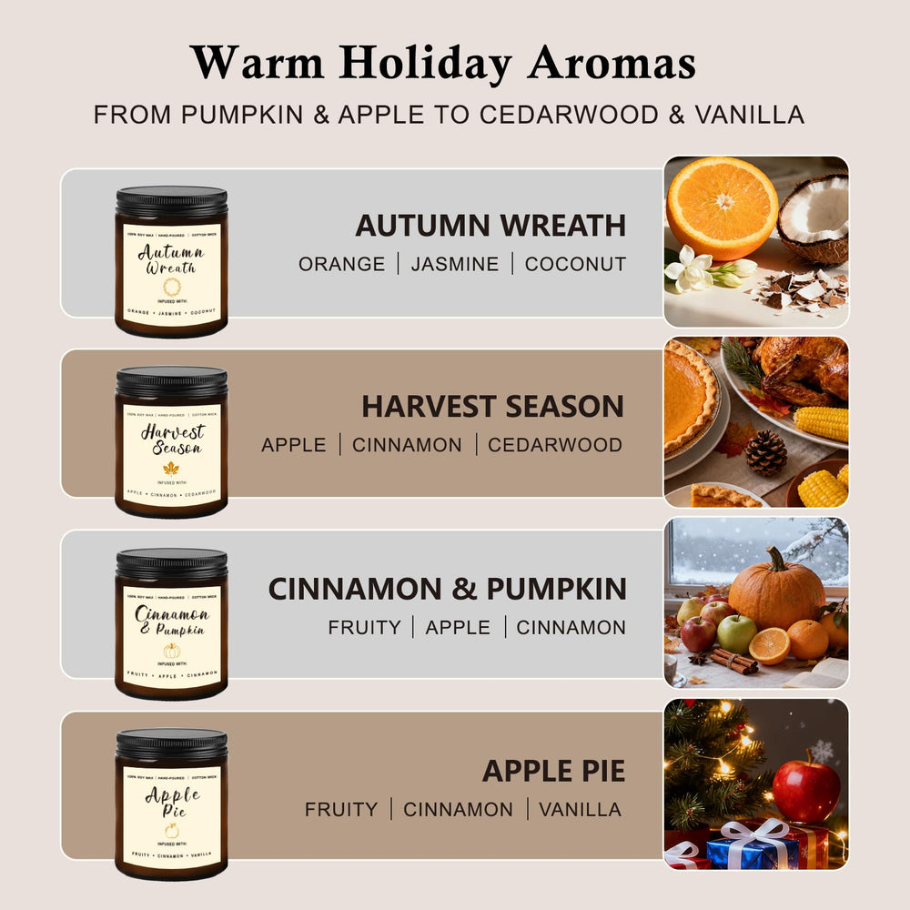 Cinnamon Pumpkin scented soy candle