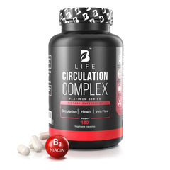 Circulation USA bottle front view with 180 capsules