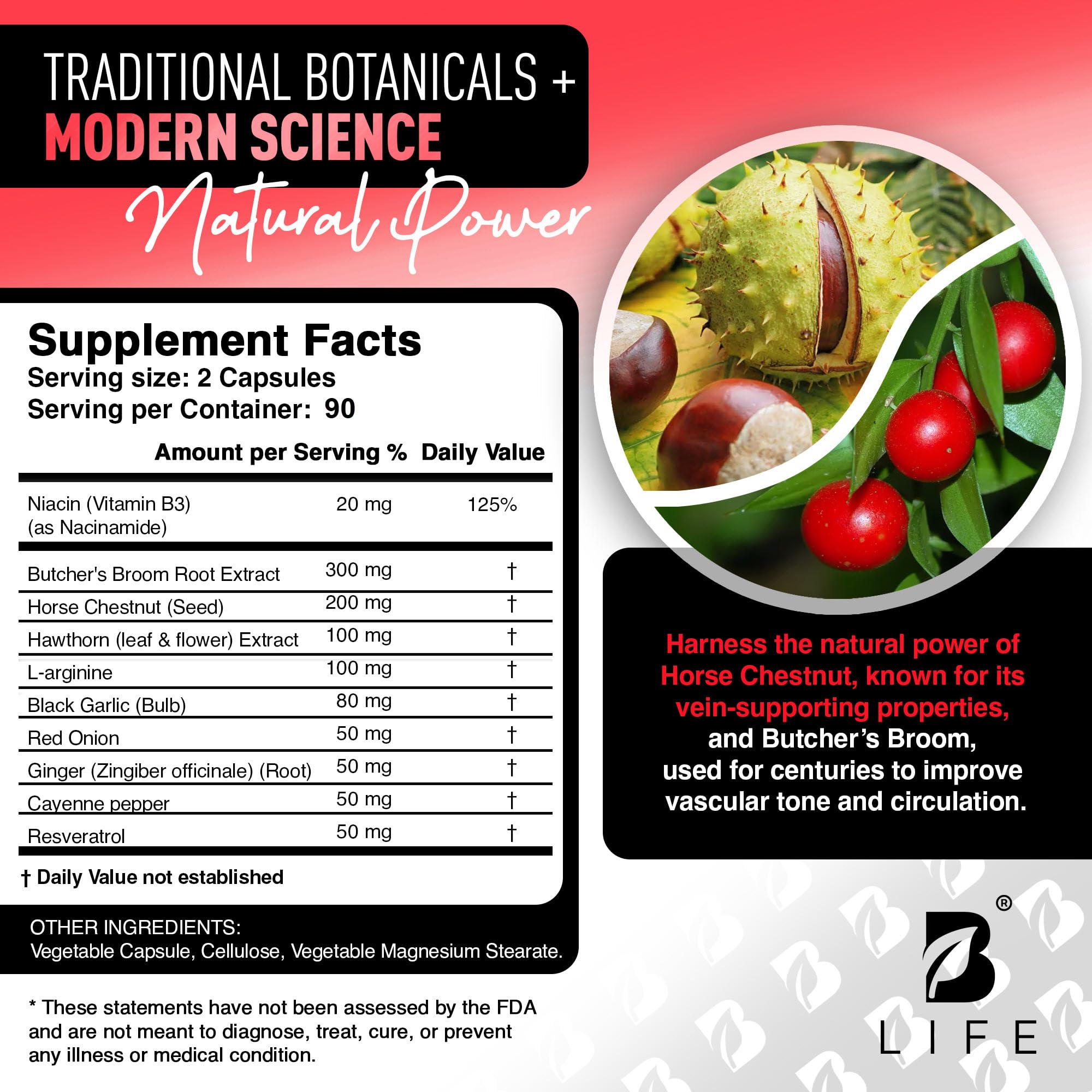 Supplement bottle displaying 180 capsules