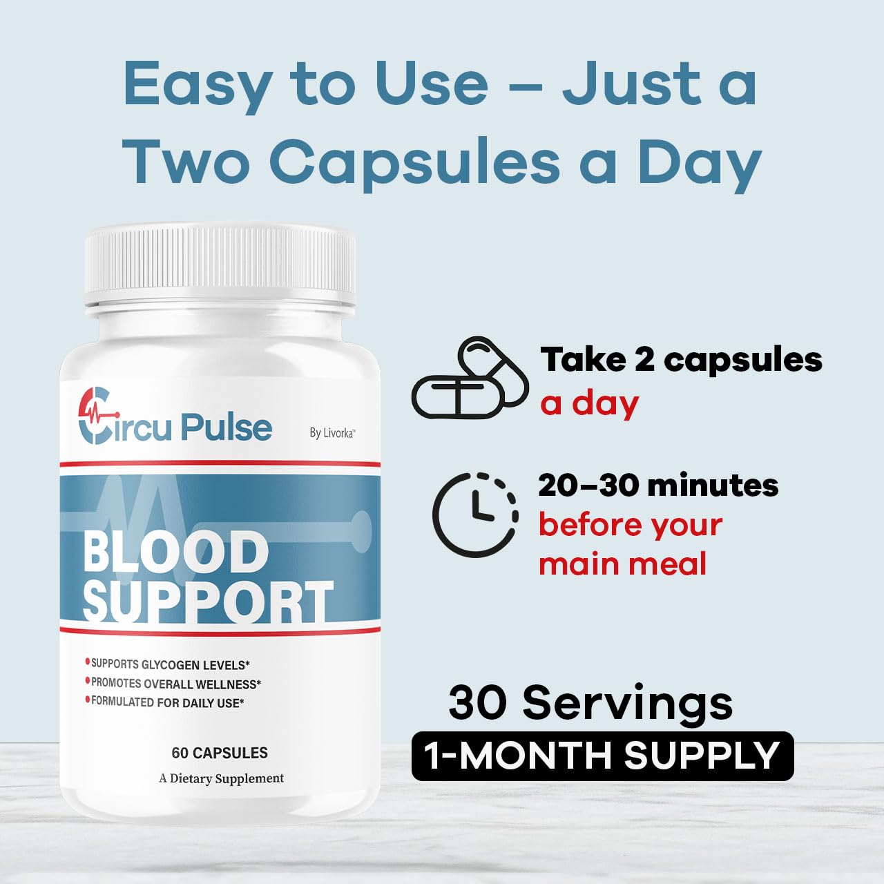 CircuPulse glycogen support capsules