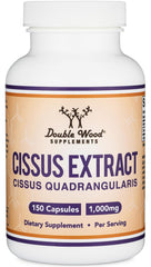 Cissus Quadrangularis Super Extract capsules arranged on a white background