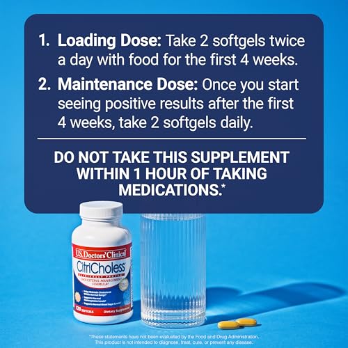 Two-month supply of CitriCholess softgels