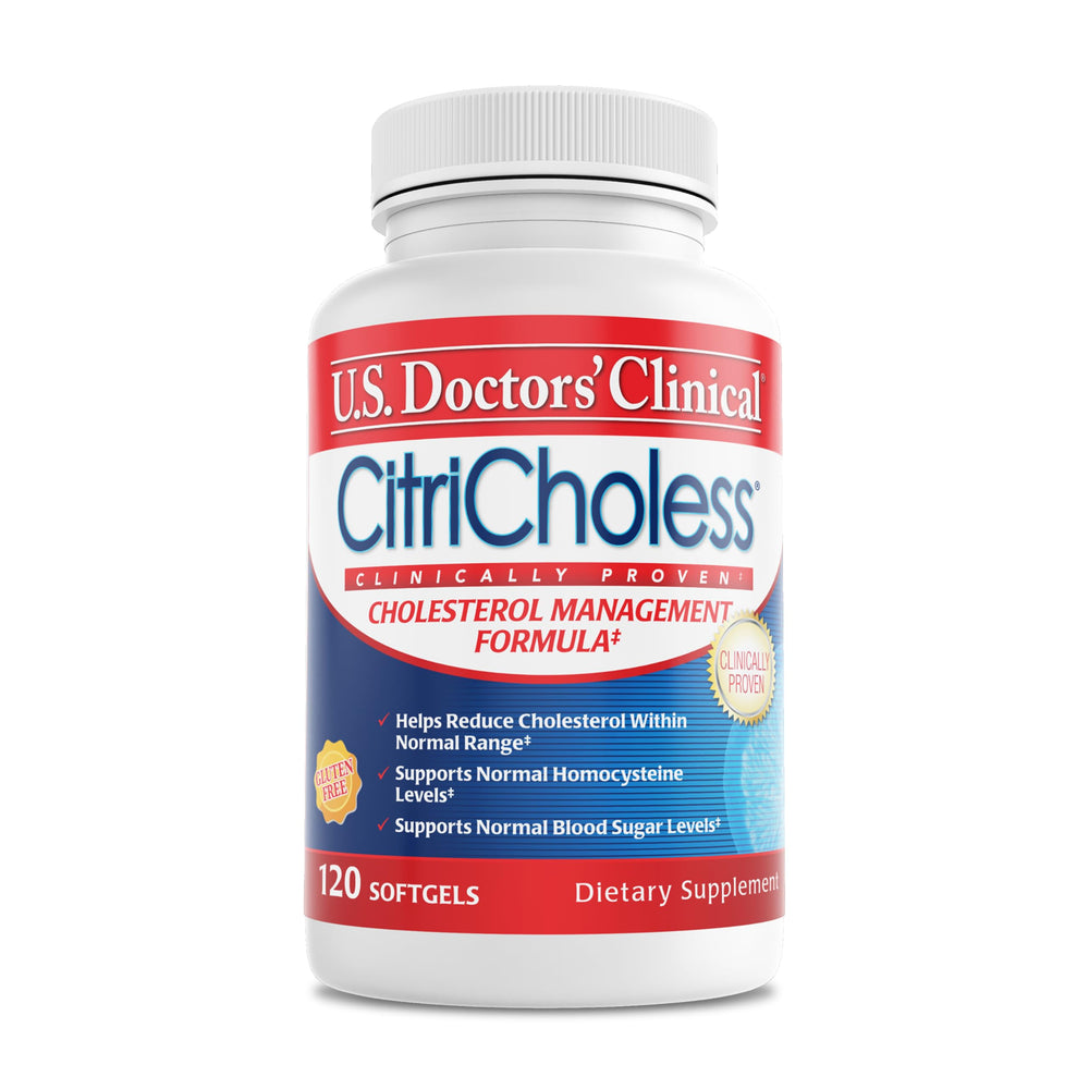 CitriCholess Bergamonte front view bottle label