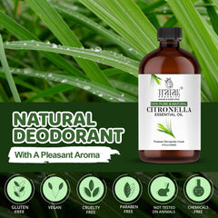 Citronella essential oil used in a diffuser