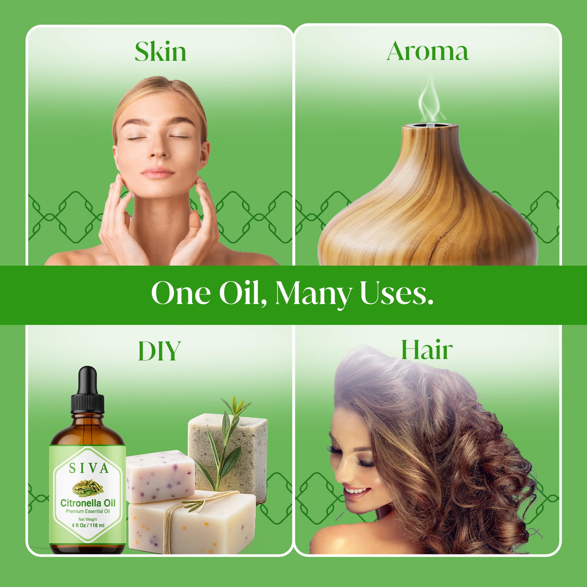 Citronella oil for hair and scalp massage