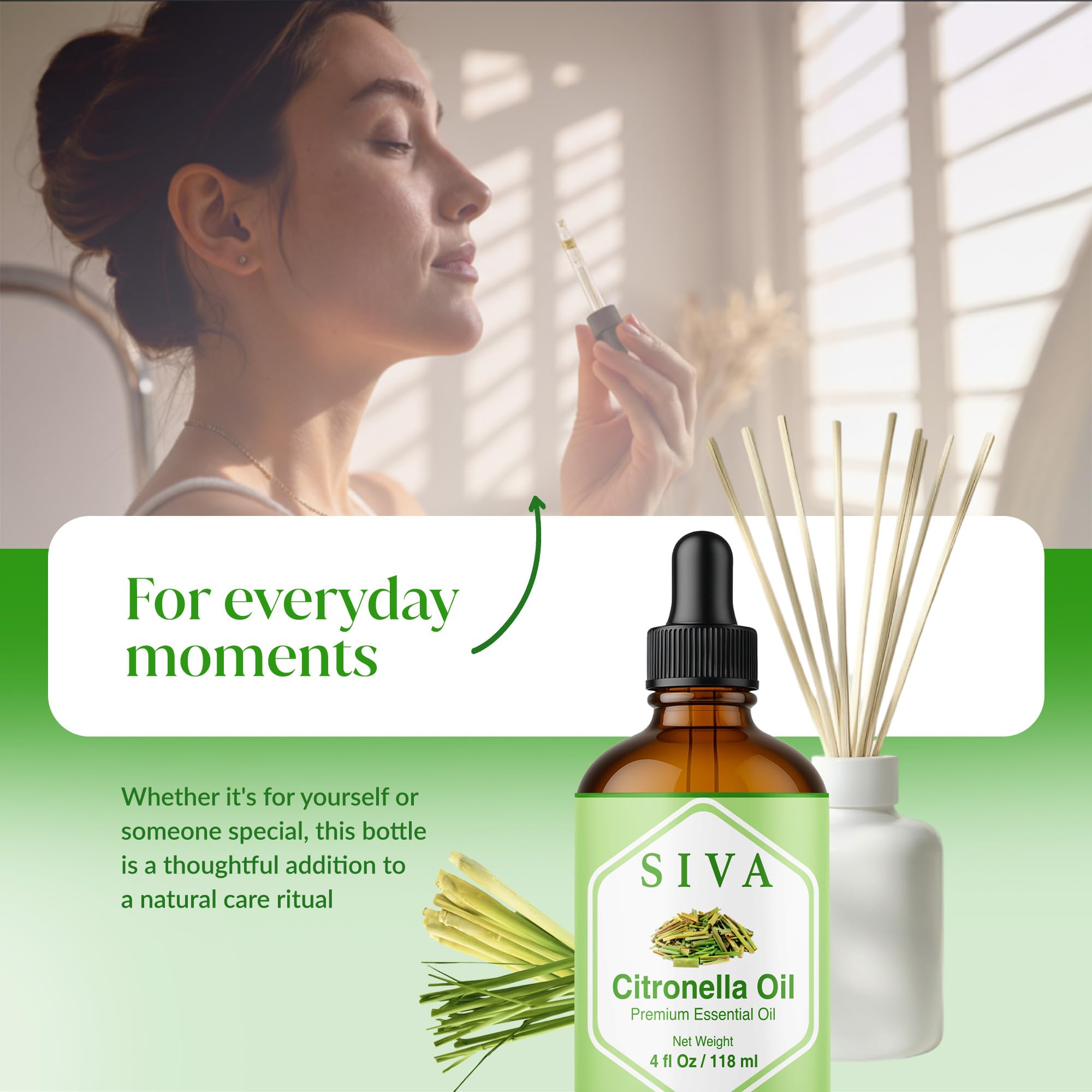 Natural fragrance blends featuring Siva Citronella Oil