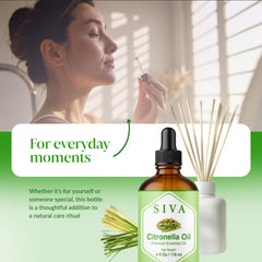Natural fragrance blends featuring Siva Citronella Oil