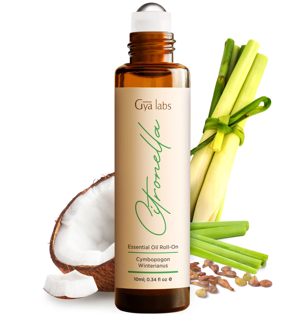 Gya Labs Citronella Roll-On bottle and packaging