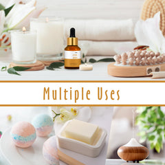 Citrus zest and amber tones illustrating fragrance profile