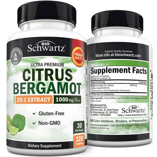 Citrus Bergamot 1000mg bottle
