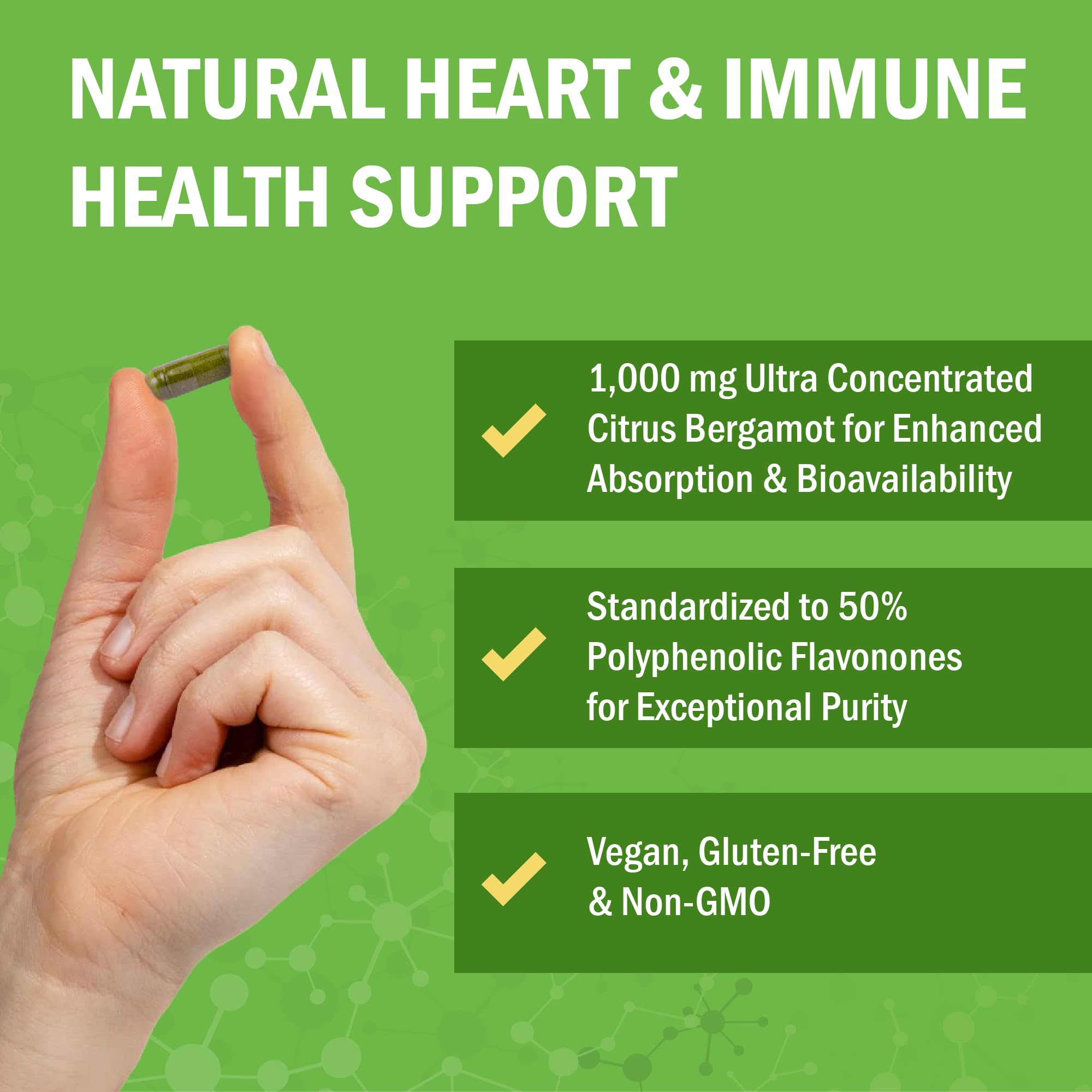Citrus Bergamot 1000mg capsules close-up