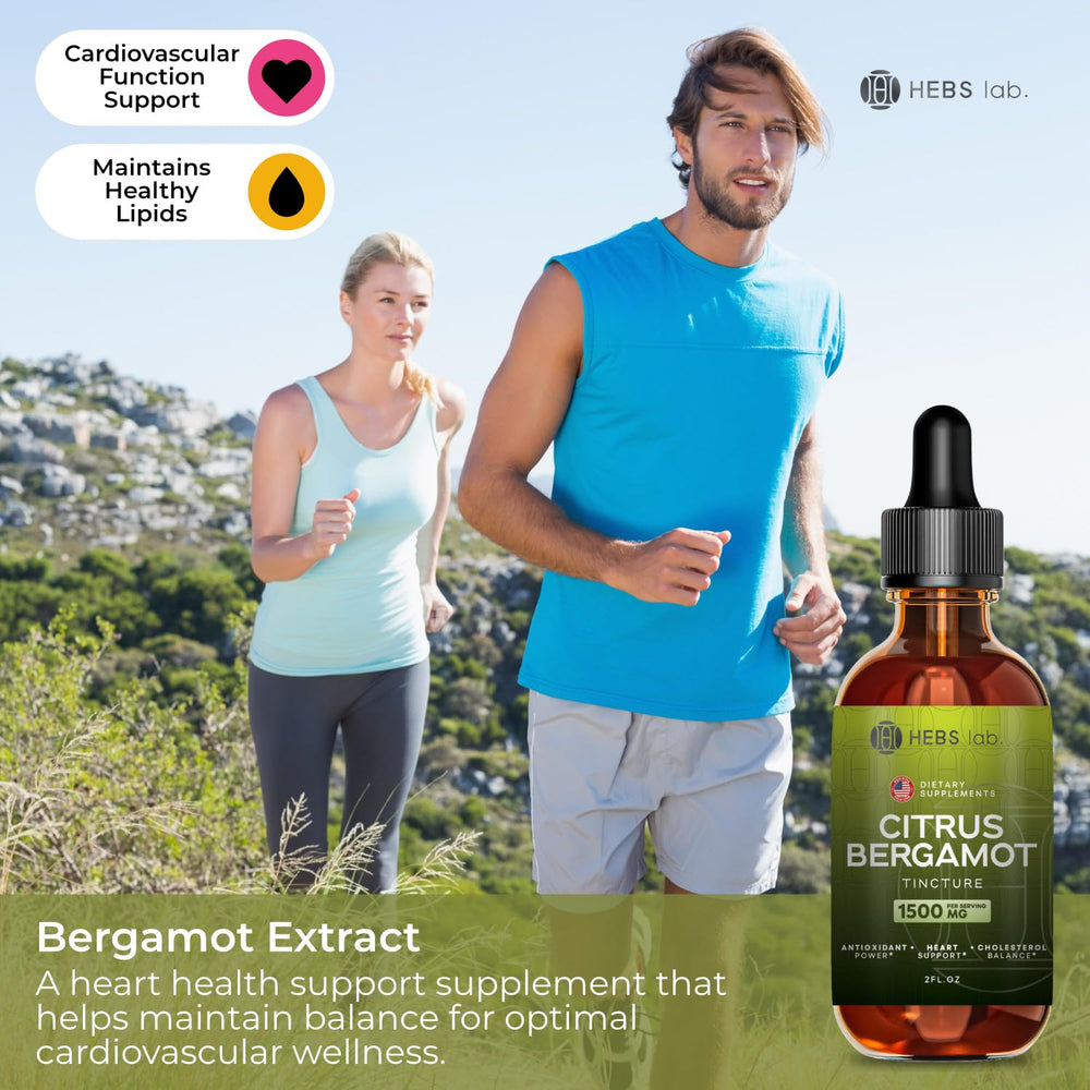 Side view of Citrus Bergamot Drops bottle