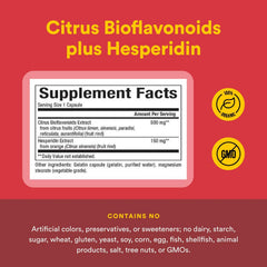 Vitamin C absorption support from Citrus Bioflavonoids 650mg