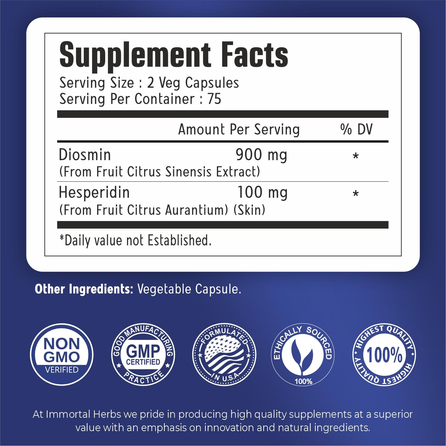 Citrus bioflavonoids extract derived from citrus fruits