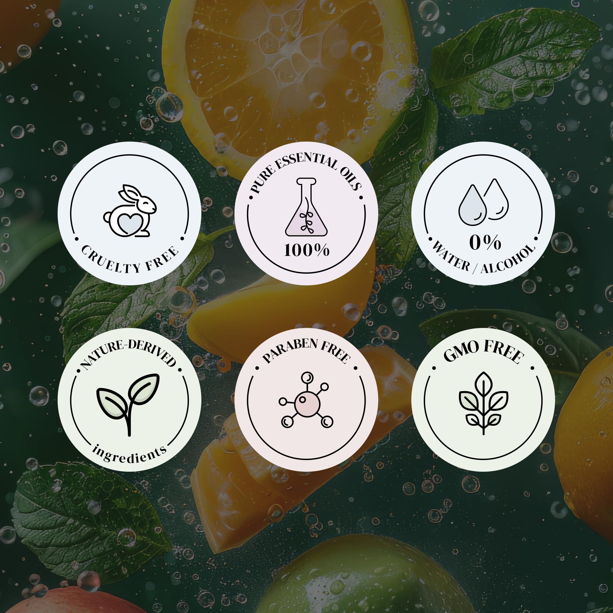 Diffuser releasing Citrus Burst fragrance into air