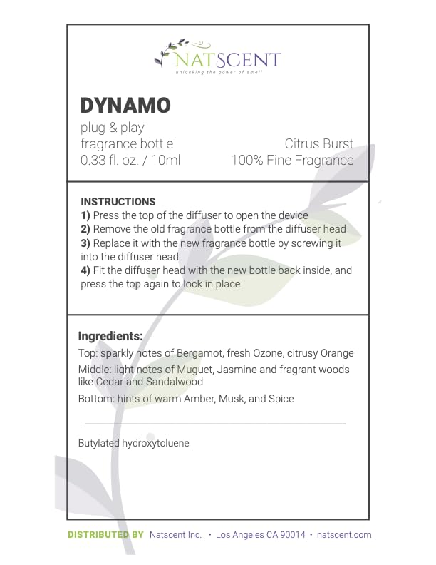 Home or office diffuser with Citrus Burst oil