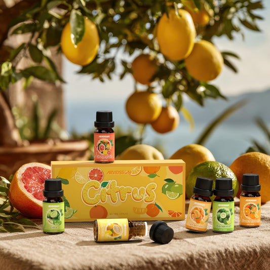 Bergamot essential oil bottle