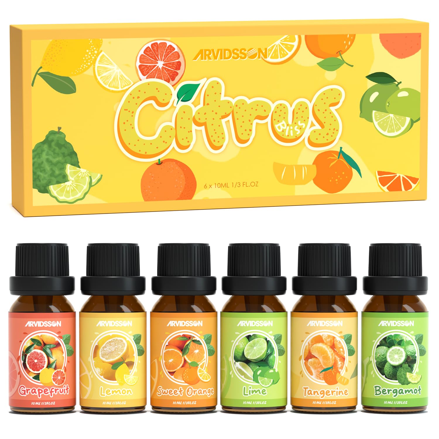 Grapefruit essential oil bottle