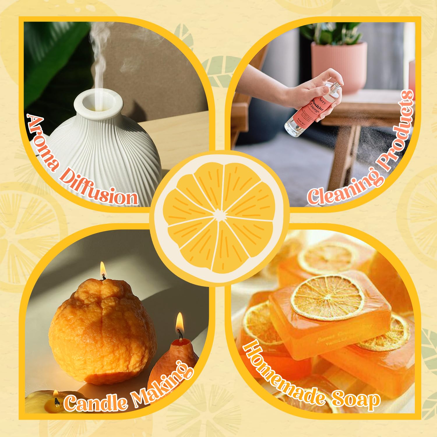 Tangerine essential oil bottle