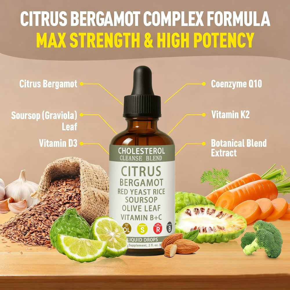 Resona Red Yeast Rice Cleanse with citrus bergamot and red yeast rice blend ingredients