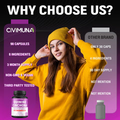 Side view of the CIVIMUNA bottle with label