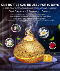 CJC volcano diffuser 160ml tank provides long-lasting mist