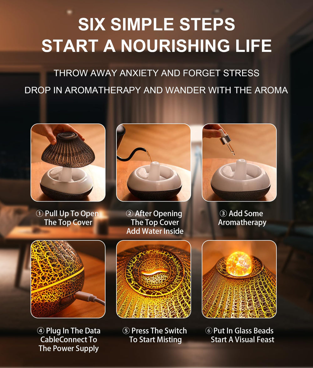 CJC volcano diffuser BPA-free materials support nursery safety