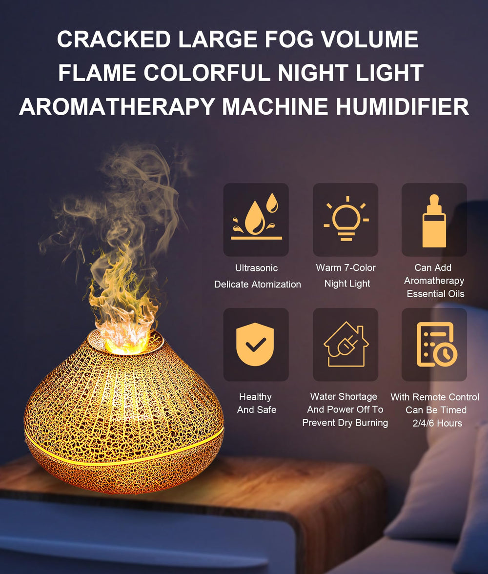 CJC volcano diffuser quiet operation ideal for bedrooms